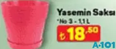 YASEMİN SAKSI NO 3-1,1 L YASEMİN SAKSI NO 3-1,1 L